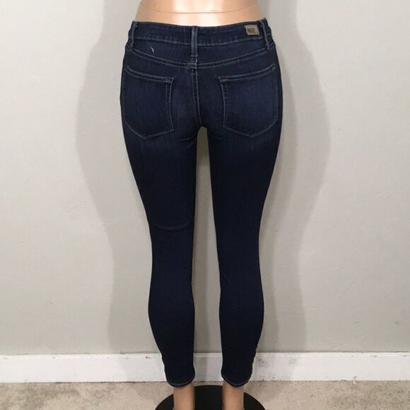PAIGE dark wash stretch jeans. New - Picture 10 of 16